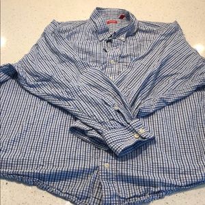 4XL Button-up Checkered/Plaid Shirt